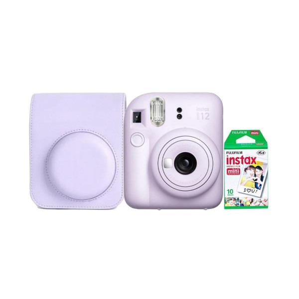 Камера моментальной печати Fujifilm Instax Mini 12 + чехол/фотопленка 10 шт. Purple (12052665)