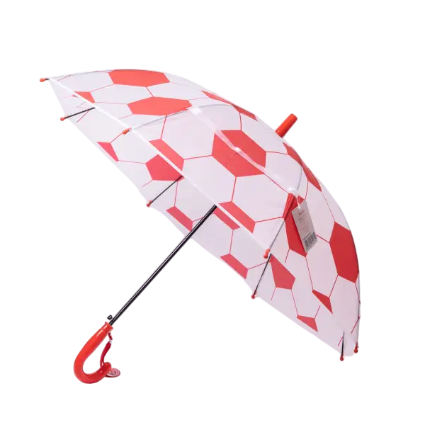 Зонт трость детский полуавтомат складной 82 см Красный (HP-23-9R) Зонт трость детский полуавтомат складной 82 см Красный (HP-23-9R)