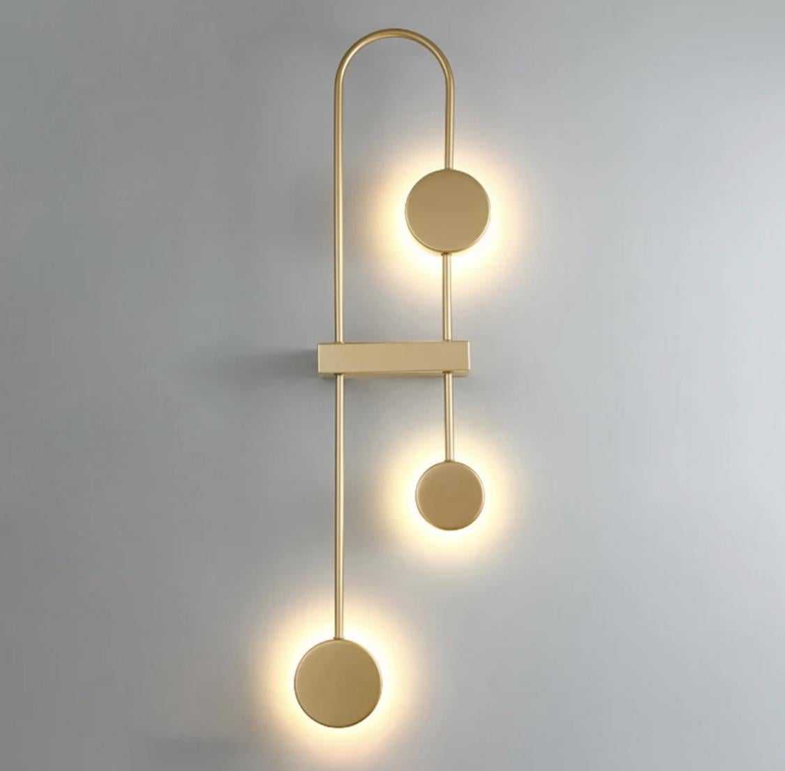Светильник настенный Molecular Wall Lamp 054816/3 w gd (9319139)