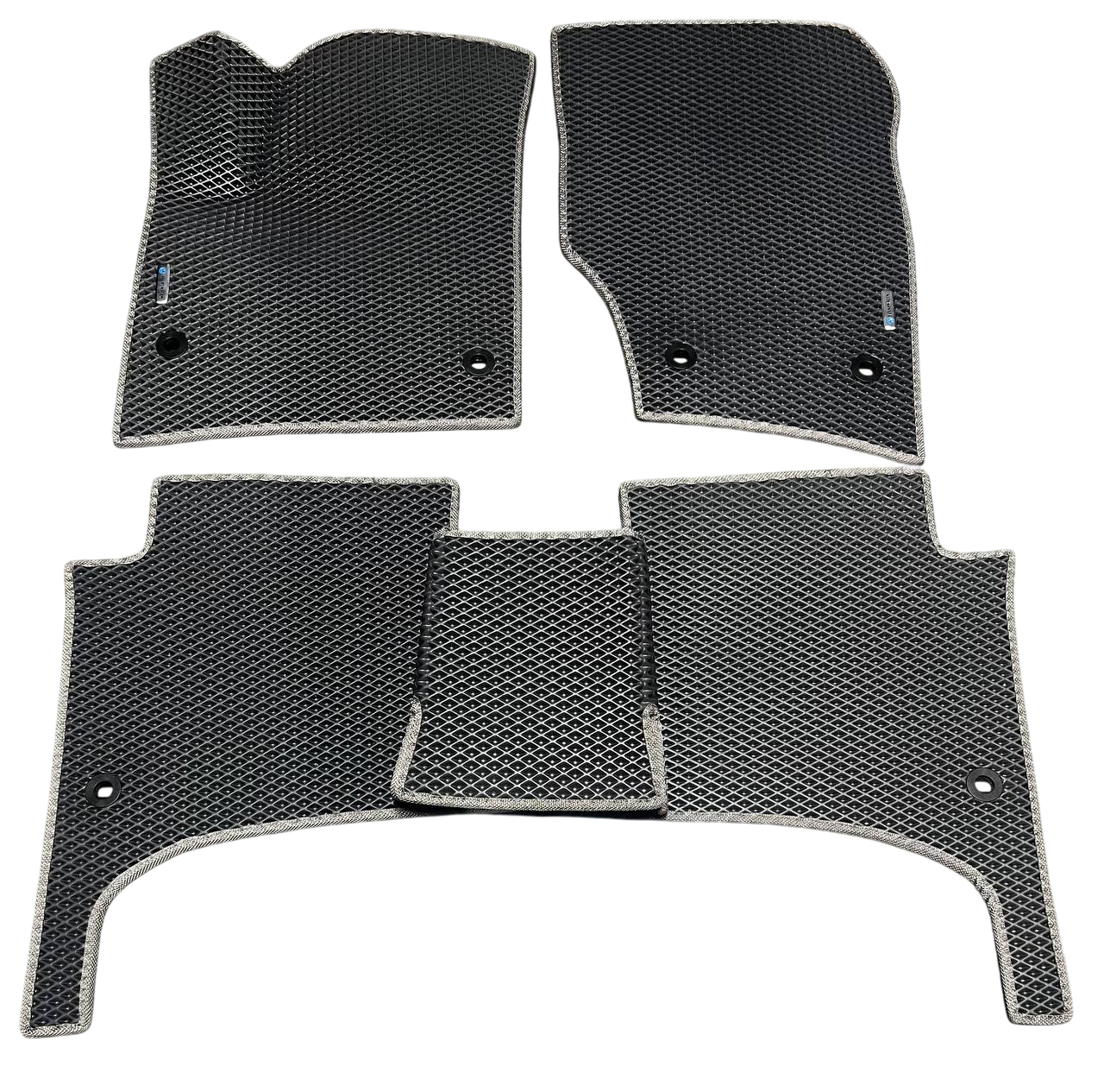 Коврики EVA с 3Д лапой в салон для Volkswagen Touareg I 2002-2010 гг. Черный (2430613179)