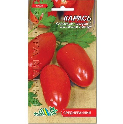 Семена томата Карась красный среднеранний 0,1 г (25921)