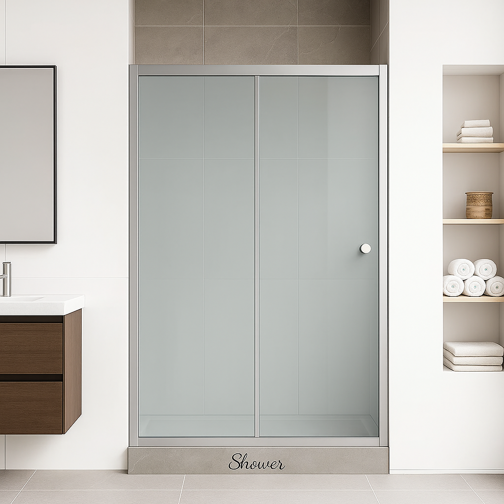 Душевые двери раздвижные Shower SATURN STN-785 190х150 см матовое стекло (C15215)