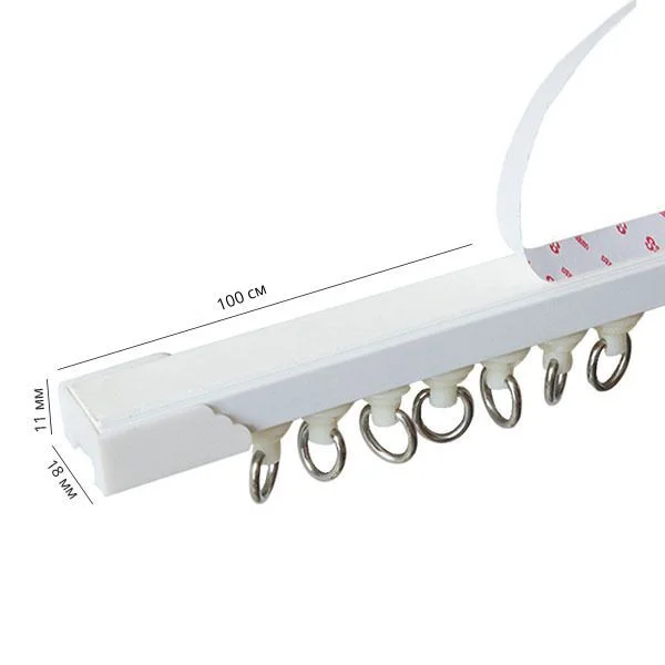Самоклеючий карниз без свердління 100 см (Q00243) - фото 8 Самоклеючий карниз без свердління 100 см (Q00243) - фото 8