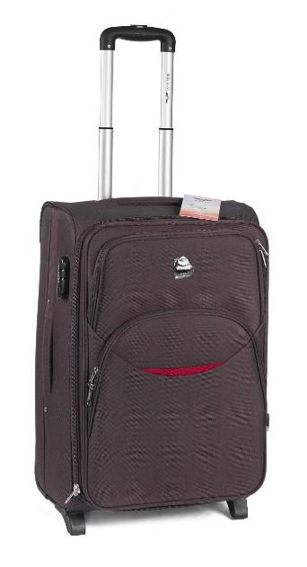 Валіза текстильна Wings 1708 S на 2 колесах Коричневий (CETKNWI1708SM2KOR) - фото 2
