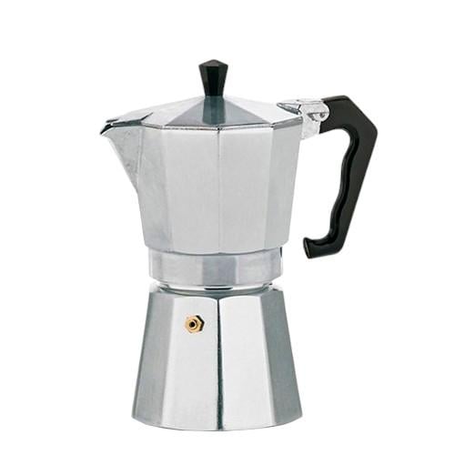 Гейзерная кофеварка Retro MH-5173-12 из алюминия 1,2 л на 12 чашек Серебряный (ea18694f)