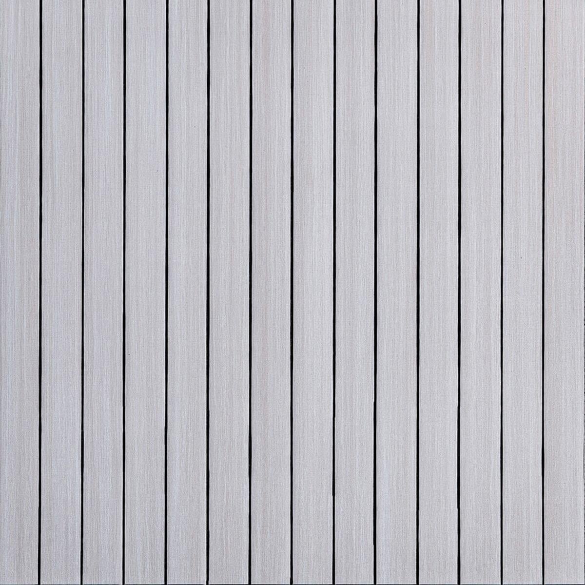 Покрытие виниловое самоклеящееся 3D рейки 600x600x2,8 мм Кедр Серебряный (SW-00002198)