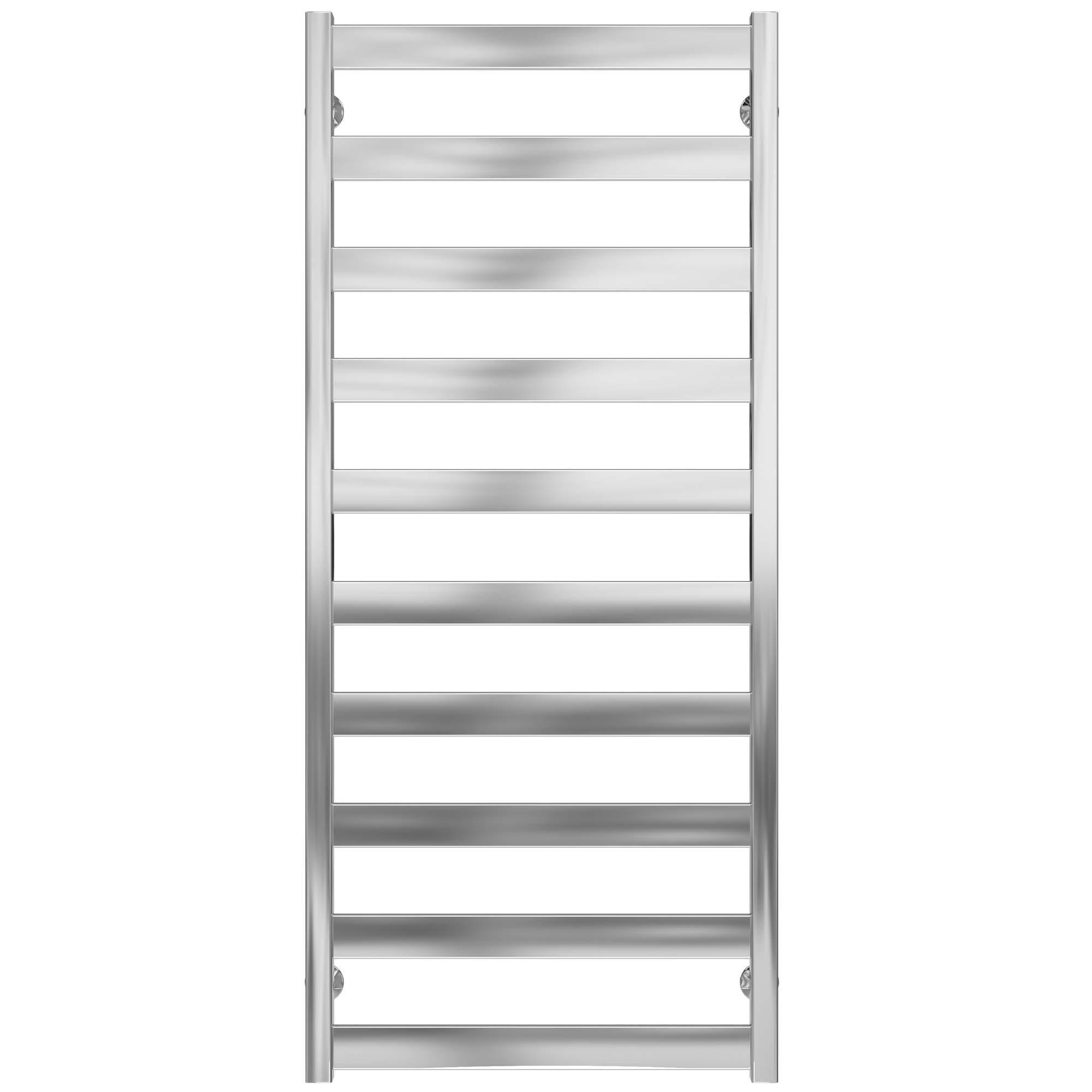 Полотенцесушитель водяной Deffi Silvia П10 боковое левое подключение нержавеющая сталь 500х1200 мм Хром (A.SV.120.50.10.C.B)