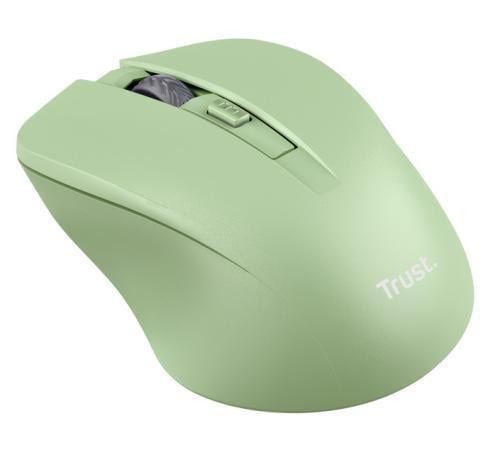 Компьютерная мышка беспроводная Trust Mydo Silent USB 2,4GHz оптическая 1000/1400/1800 dpi Зеленый (2881185972)