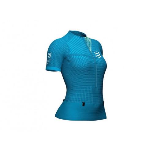 Футболка женская Trail Postural SS Top 2022 S Enamel/Paradise Green (12273062)