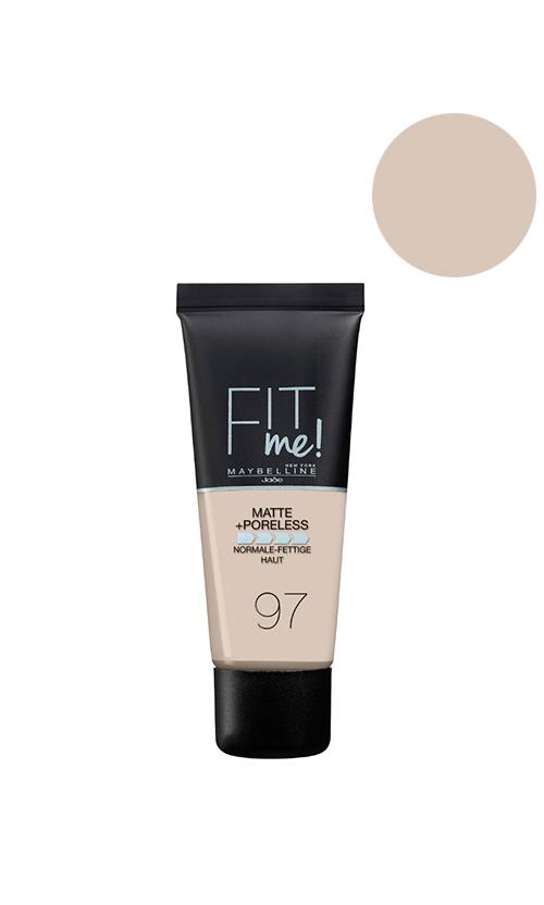 Тональний крем Maybelline New York Fit Me Matte Poreless Foundation 097 Natural Porcelain (24838)