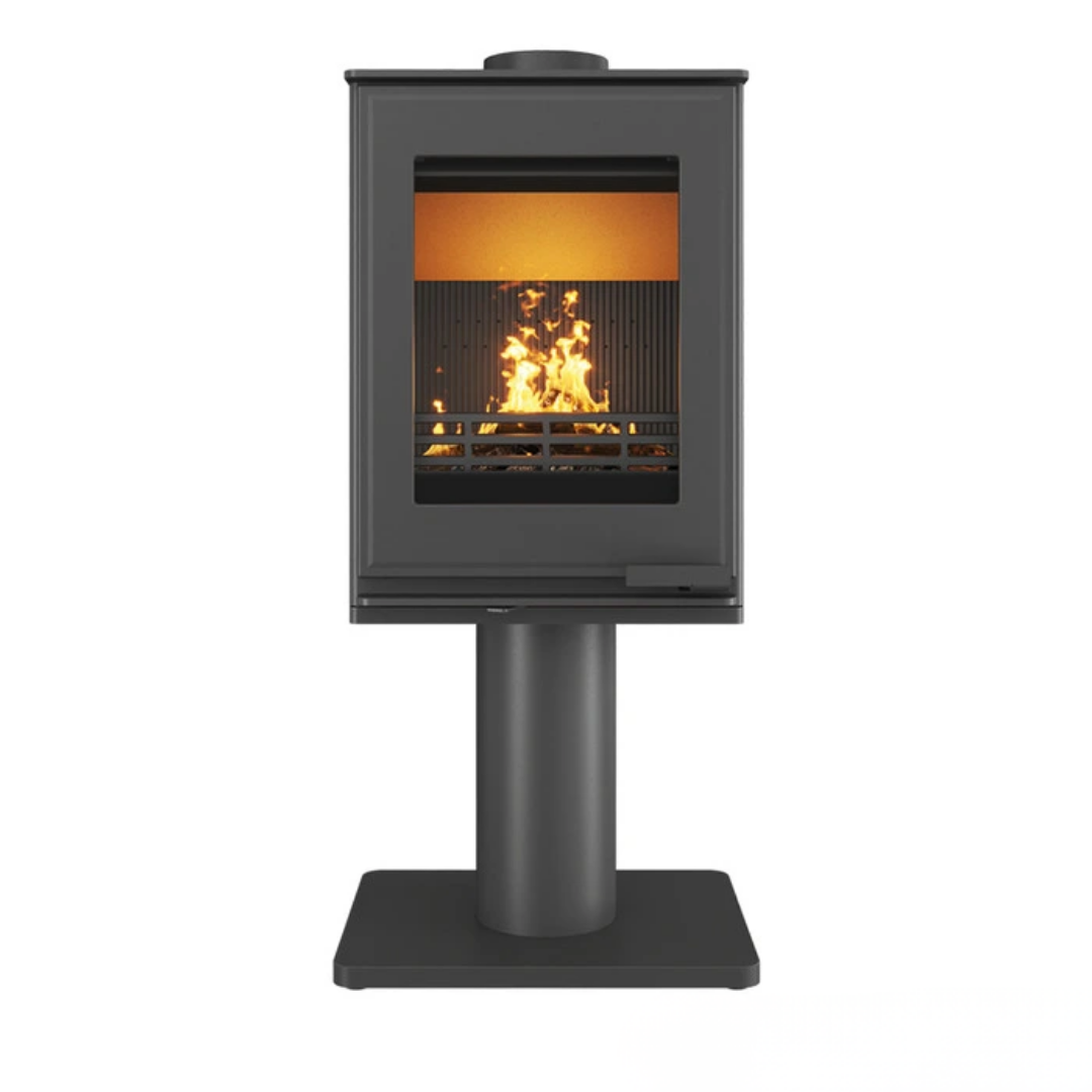 Печь-камин на дровах стальная KAWMET HARITA S15i Leg 6,5 кВт (WS15i-Leg)