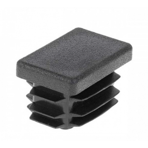 Заглушка прямоугольная Термопласт 20x30 мм Черный (713479)