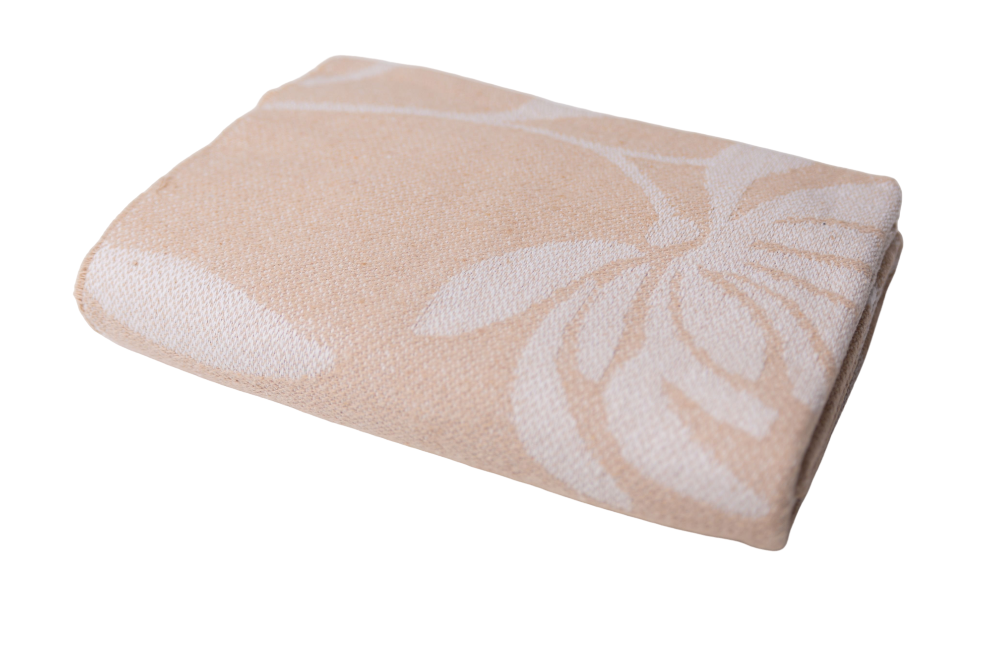 Плед жакардовий Vladi Валенсия FIONA 140х200 см Білий/Піщаний (10093) - фото 3 Плед жакардовий Vladi Валенсия FIONA 140х200 см Білий/Піщаний (10093) - фото 3