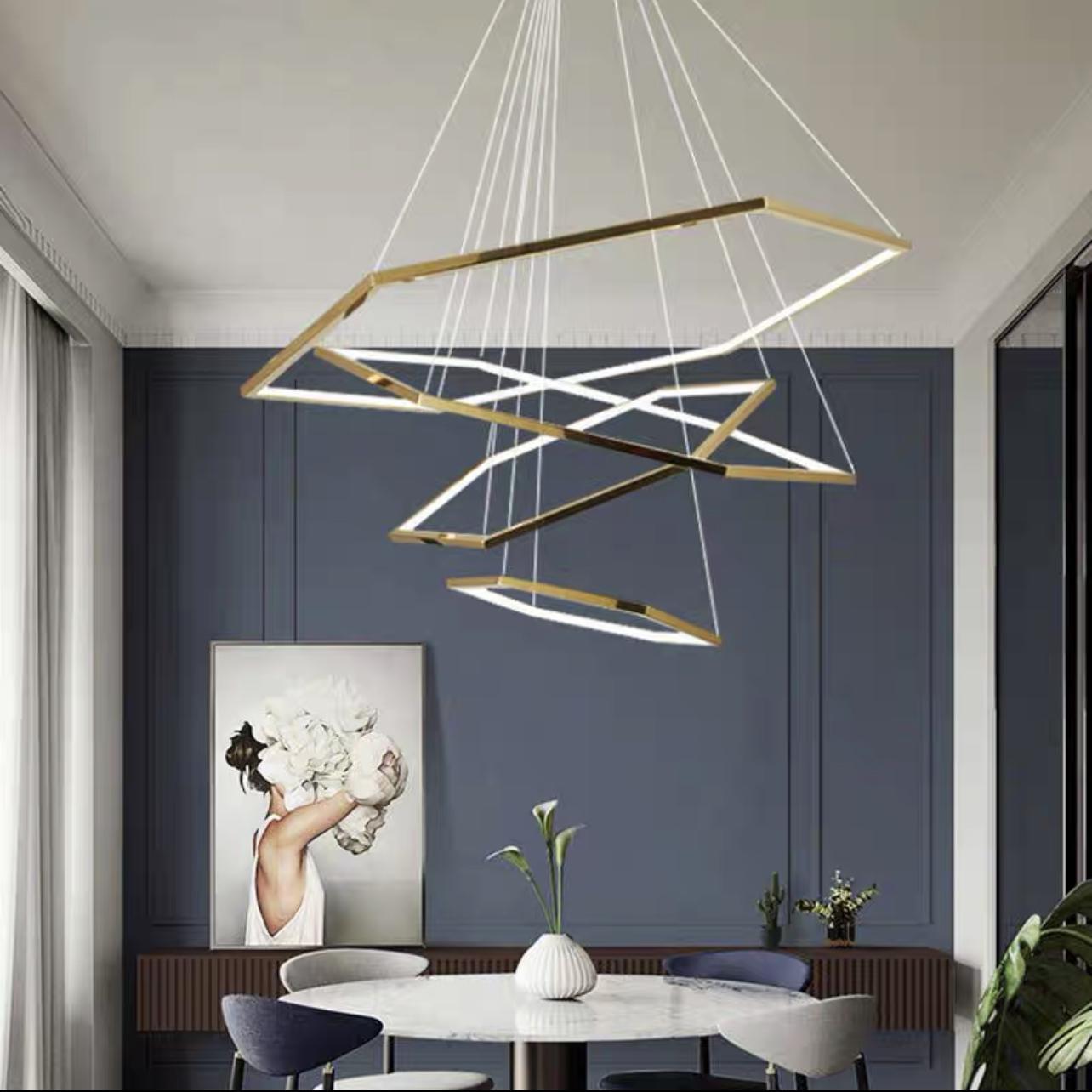 Люстра Geometry Lamp Gold (051545/40-60-80-100 gd)