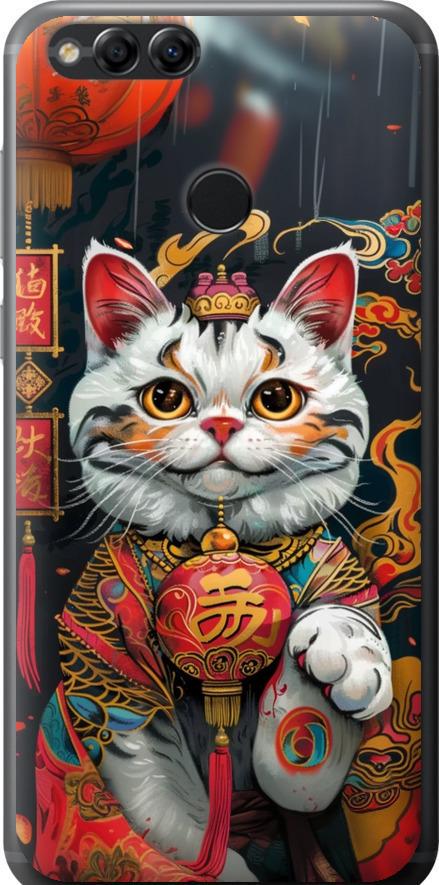 Чехол на Huawei Honor 7X China Cat v2 (6135u-1139-42517)