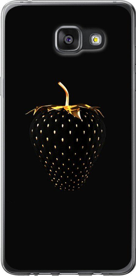 Чехол на Samsung Galaxy A7 (2016) A710F Черная клубника (3585t-121-42517)