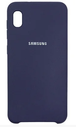 Силіконовий чохол Silicone Case Samsung A013/A01 Core темно-синій