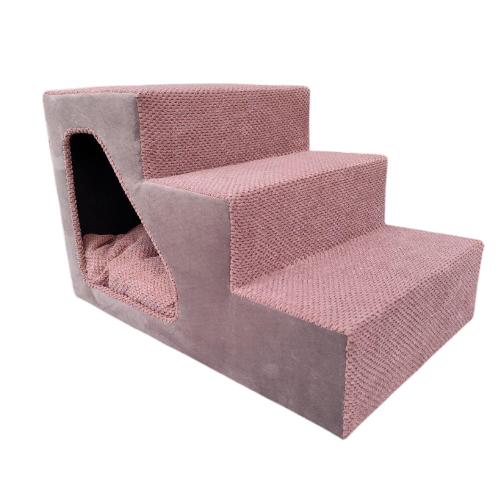 Сходинки для собачок приліжкові праві 42х42х65 см Коричневий (00149) - фото 3 Сходинки для собачок приліжкові праві 42х42х65 см Коричневий (00149) - фото 3