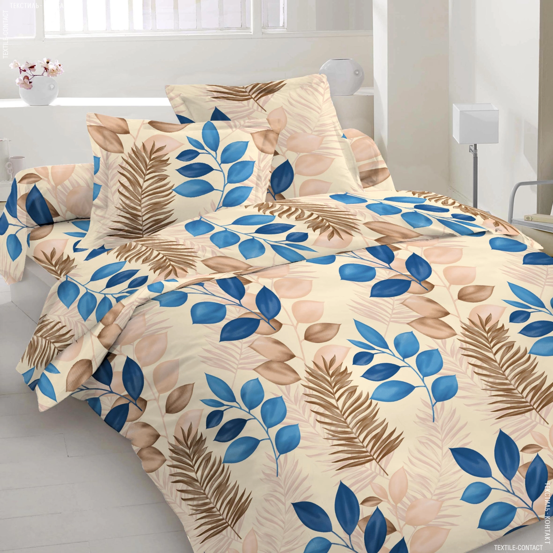 Комплект постельного белья Vital Textile Голд Люкс бязь двуспальный 180х220 см (BL2-811)