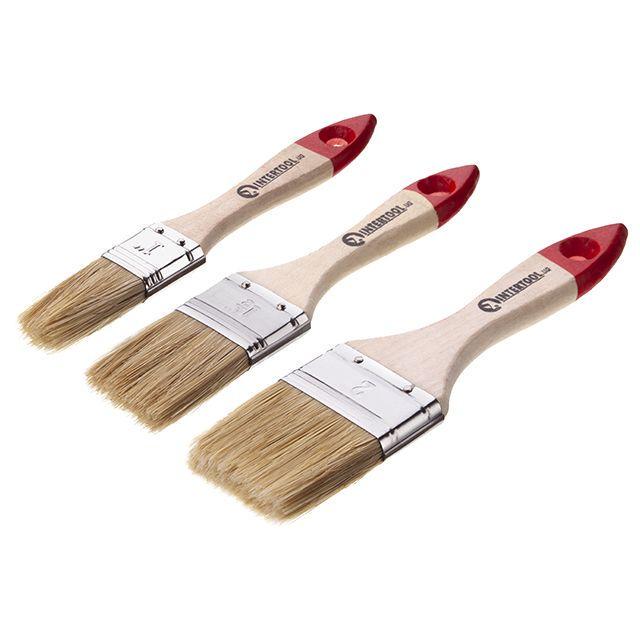 Пензлі малярні флейцеві Intertool KT-1003 3 од. - фото 2 Пензлі малярні флейцеві Intertool KT-1003 3 од. - фото 2