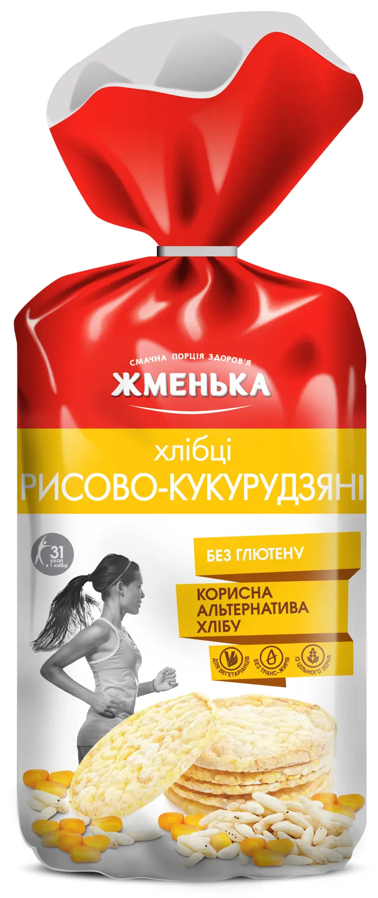 Хлібці рисово-кукурудзяні Жменька 100 г (4820152181657)