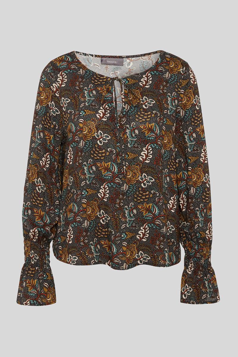 Блуза C&A Узор р. 34 Черно-бежевый (2107024)