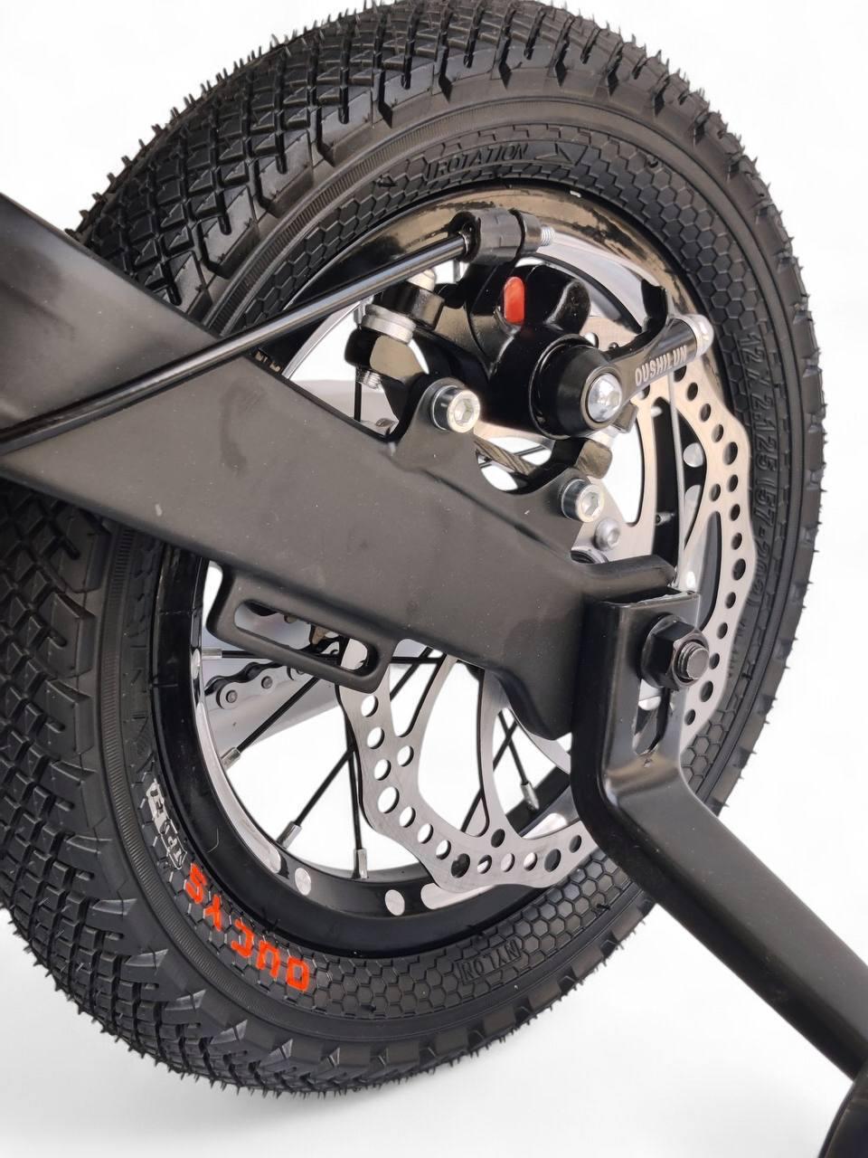 Детский велосипед двухколесный Pobird Magnesium 8890-12 с рамой и дополнительными колесами Черный (8890-12r-s3) - фото 6 Детский велосипед двухколесный Pobird Magnesium 8890-12 с рамой и дополнительными колесами Черный (8890-12r-s3) - фото 6