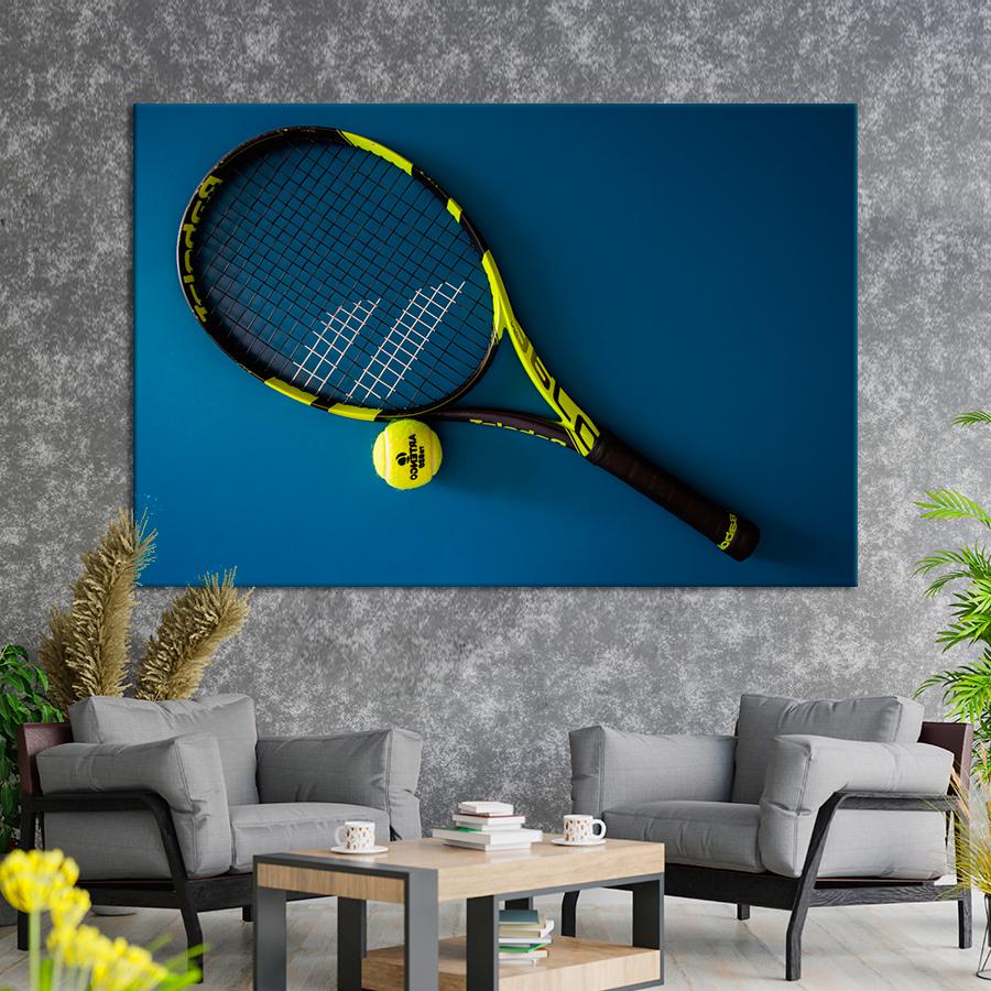 Картина спорт Набор для тенниса 120x80 см (A1258-1)