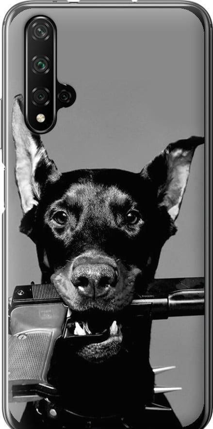 Чехол на Huawei Nova 5T Доберман (2745u-1833-42517)