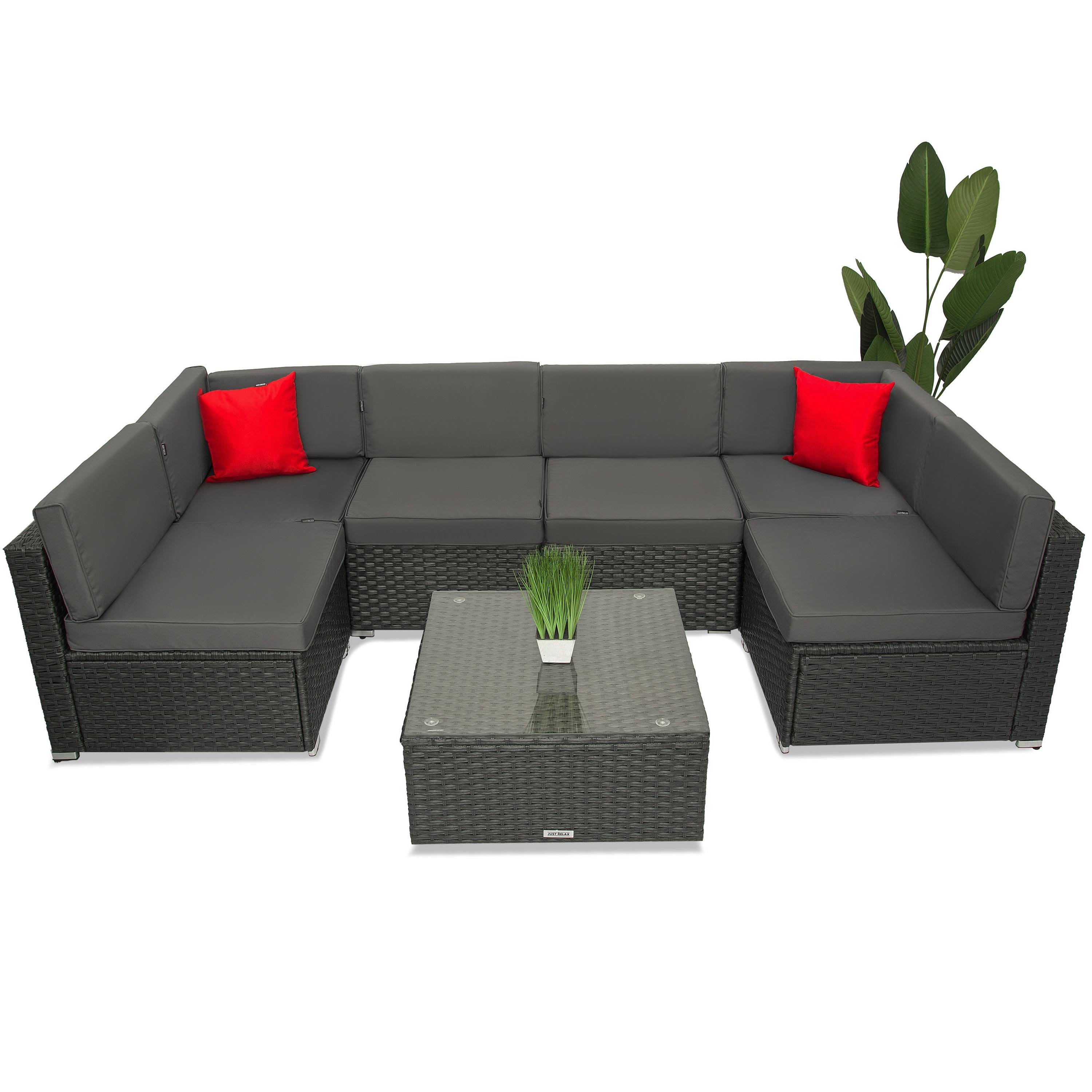 Набор садовой мебели Just Relax Lounge Teracce 7 Графитовый (333 Graphite) - фото 2