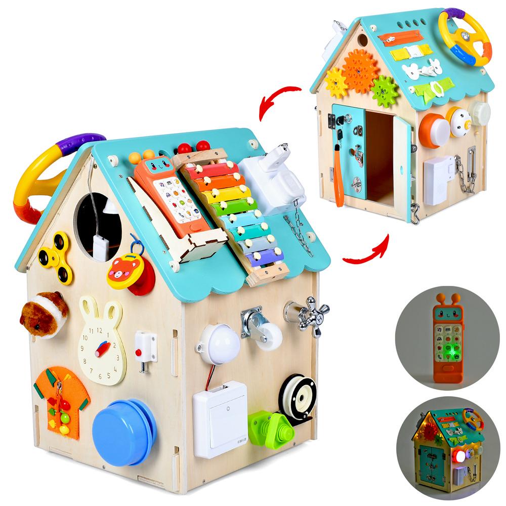 Іграшка дерев'яна Бізікуб будинок (MD 1341) - фото 2 Іграшка дерев'яна Бізікуб будинок (MD 1341) - фото 2