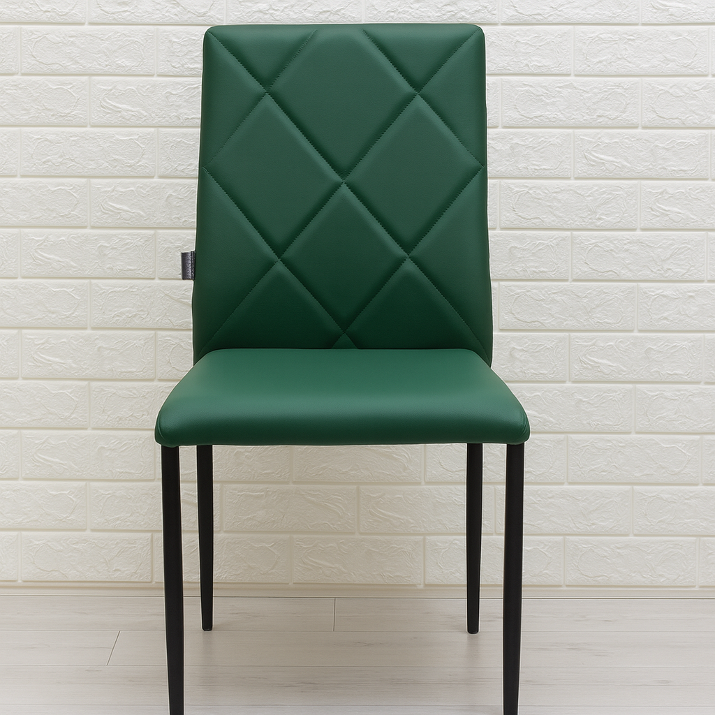 Кухонний стілець Nik 40х40х100 см Зелений/Чорний (28374231)