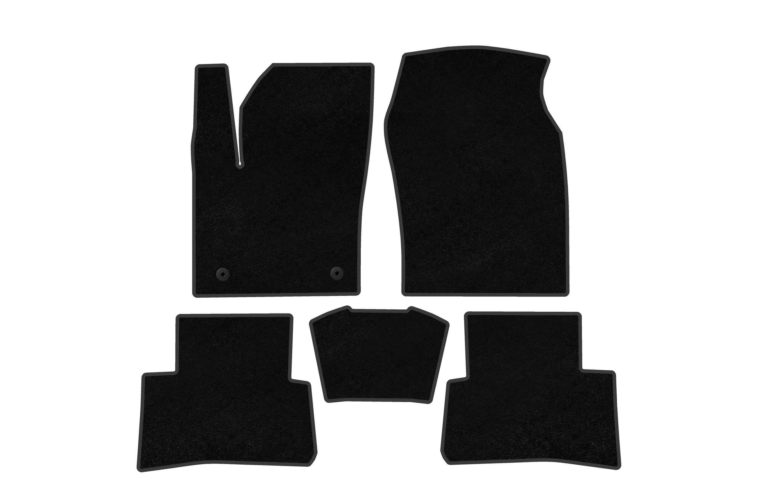 Коврики автомобильные Digital Designs Classic для Toyota C-HR 2023- гг. ткань Черный (184865)