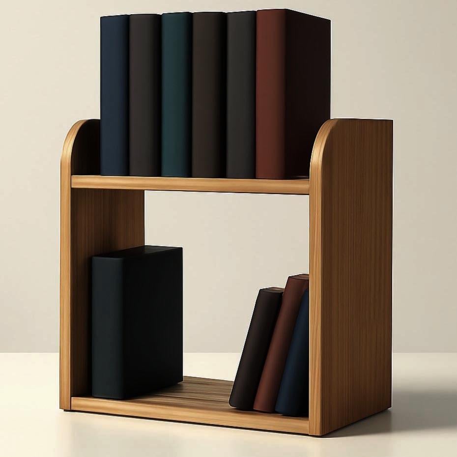 Полка книжная настольная из дерева Даламут Сиена (КПА-006605) Полка книжная настольная из дерева Даламут Сиена (КПА-006605)