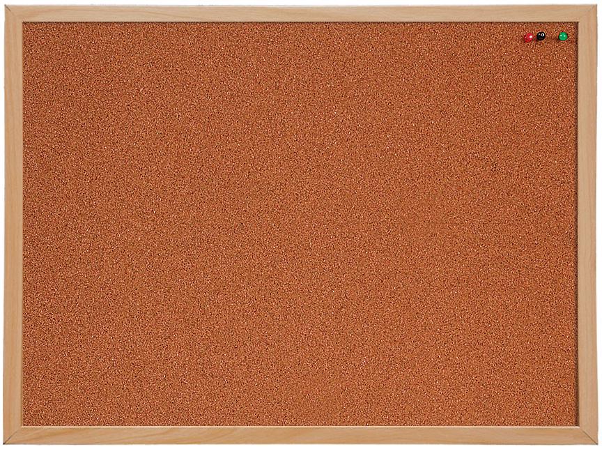 Доска пробковая Optima MDF рамка 45х60 см (O75132)