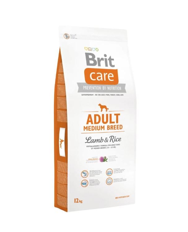 Корм для собак сухой Brit Care Medium Breed Lamb and Rice 12 кг