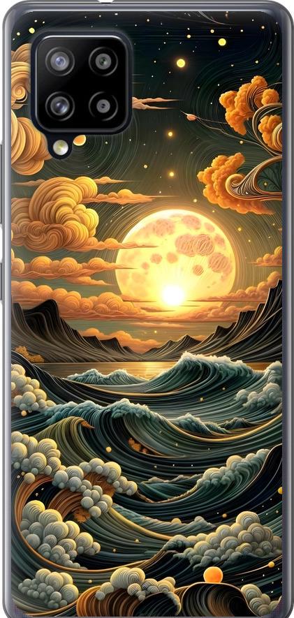 Чехол на Samsung Galaxy A42 A426B Арт волны (6332u-2098-42517)