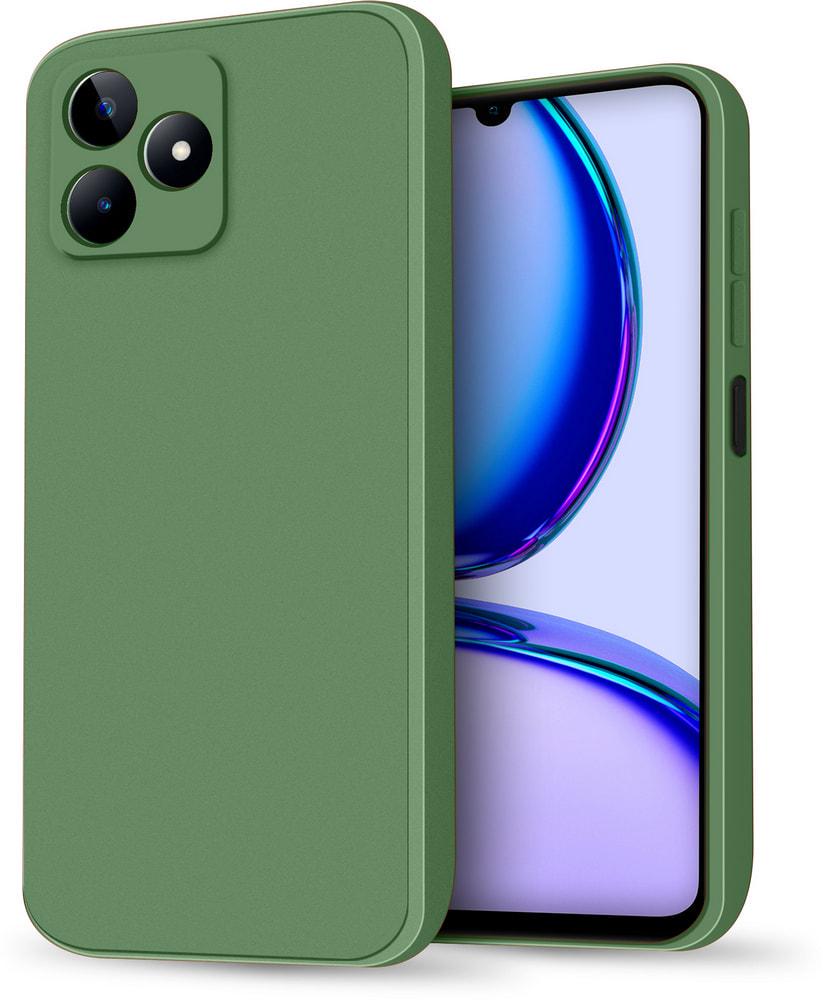 Силіконовий чохол HardCorner Realme C53 (з мікрофіброю) Khaki (34425-17)