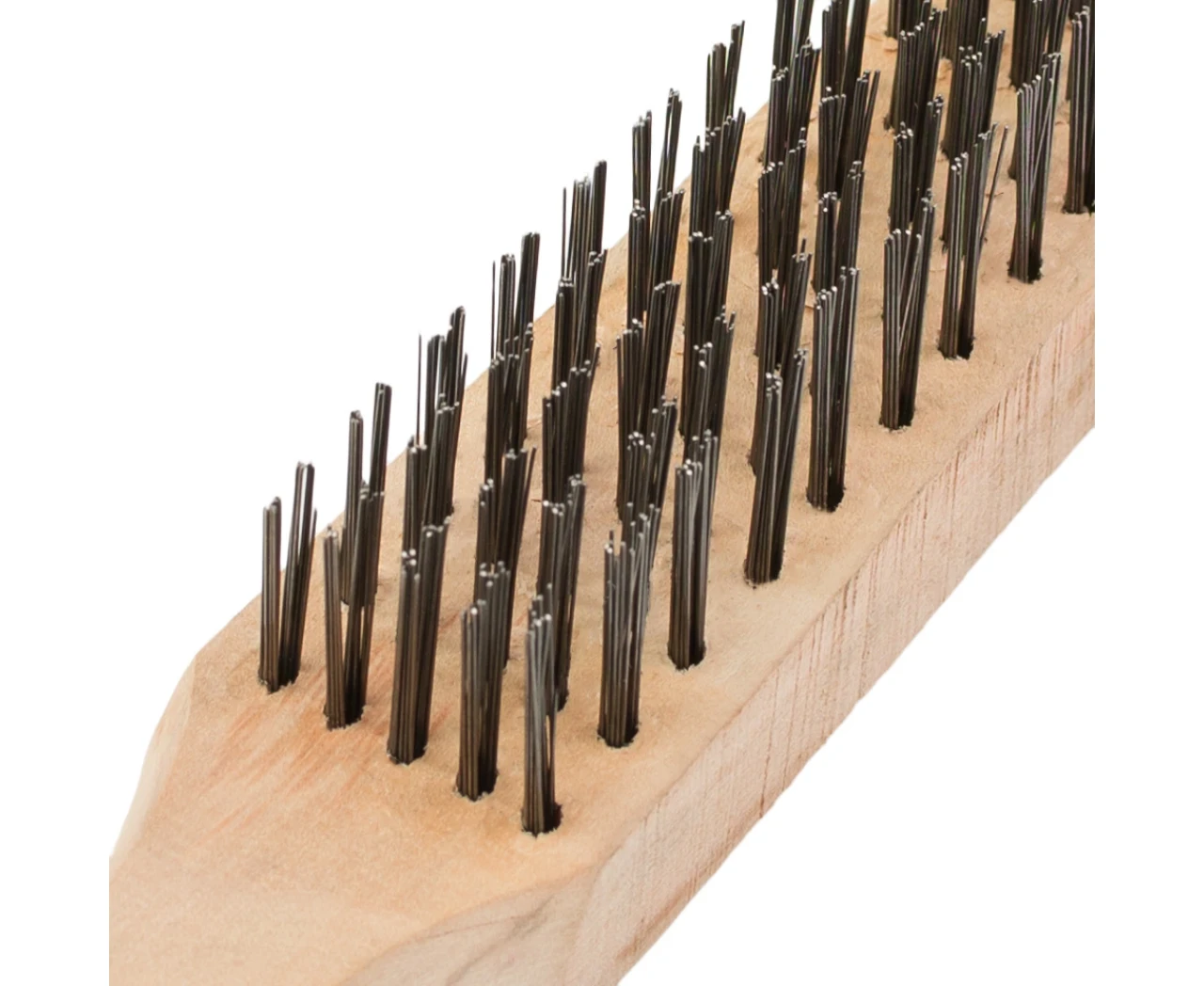 Щітка дротова дерев'яна ручка 5 рядів (27734095) - фото 4 Щітка дротова дерев'яна ручка 5 рядів (27734095) - фото 4