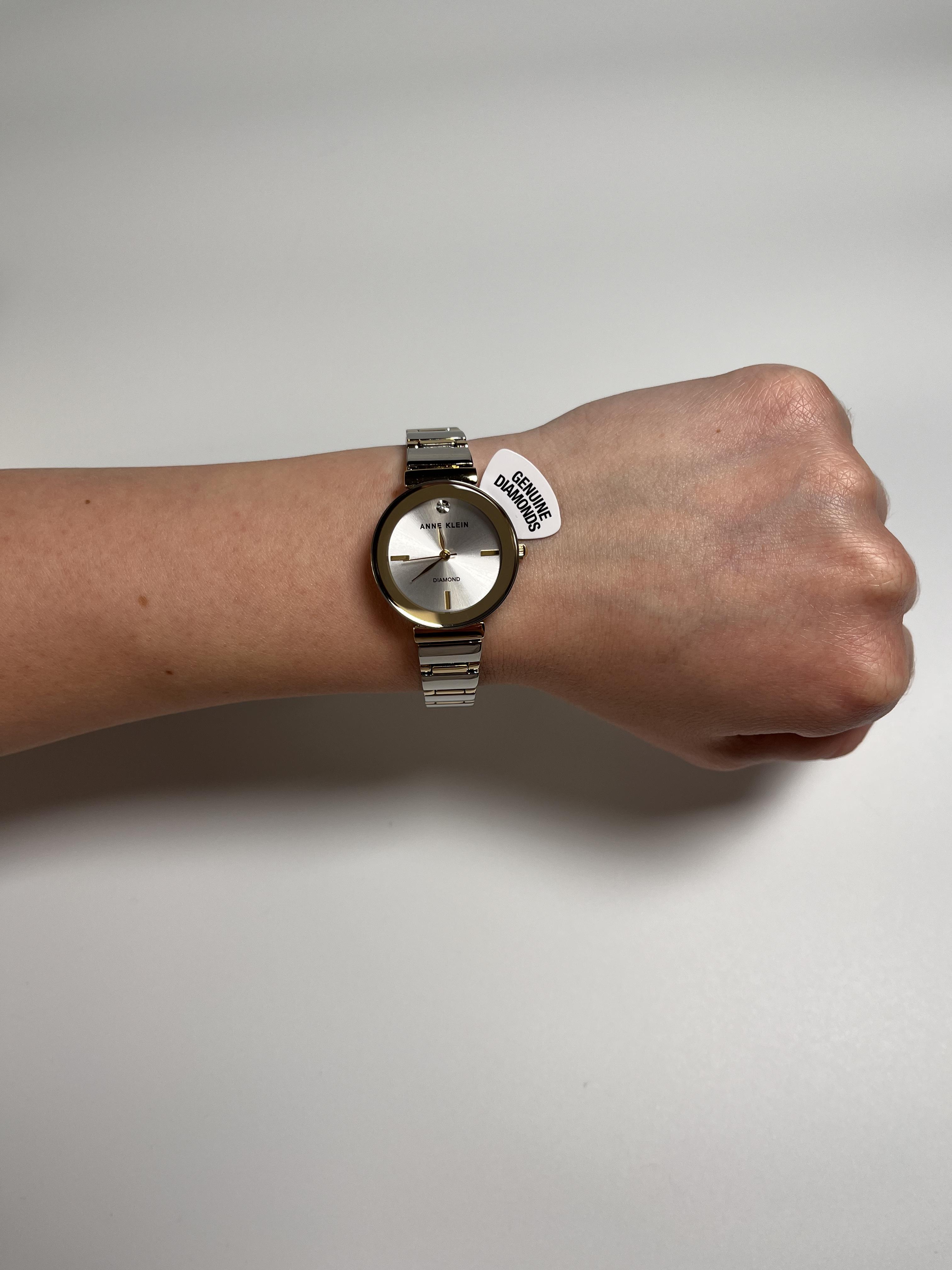 Часы круглые женские Anne Klein AK/2435SVTT (13941489) - фото 6 Часы круглые женские Anne Klein AK/2435SVTT (13941489) - фото 6