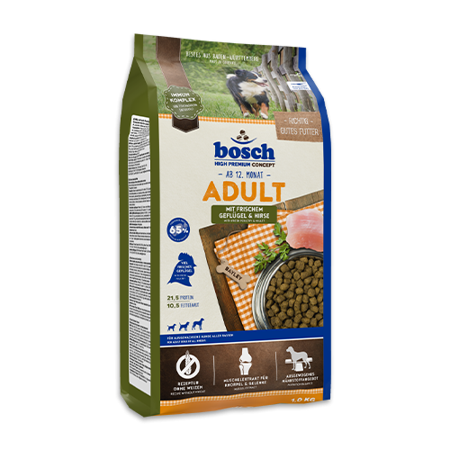 Корм сухой для собак Bosch Poultry and Millet с птицей и зерновыми 1 кг