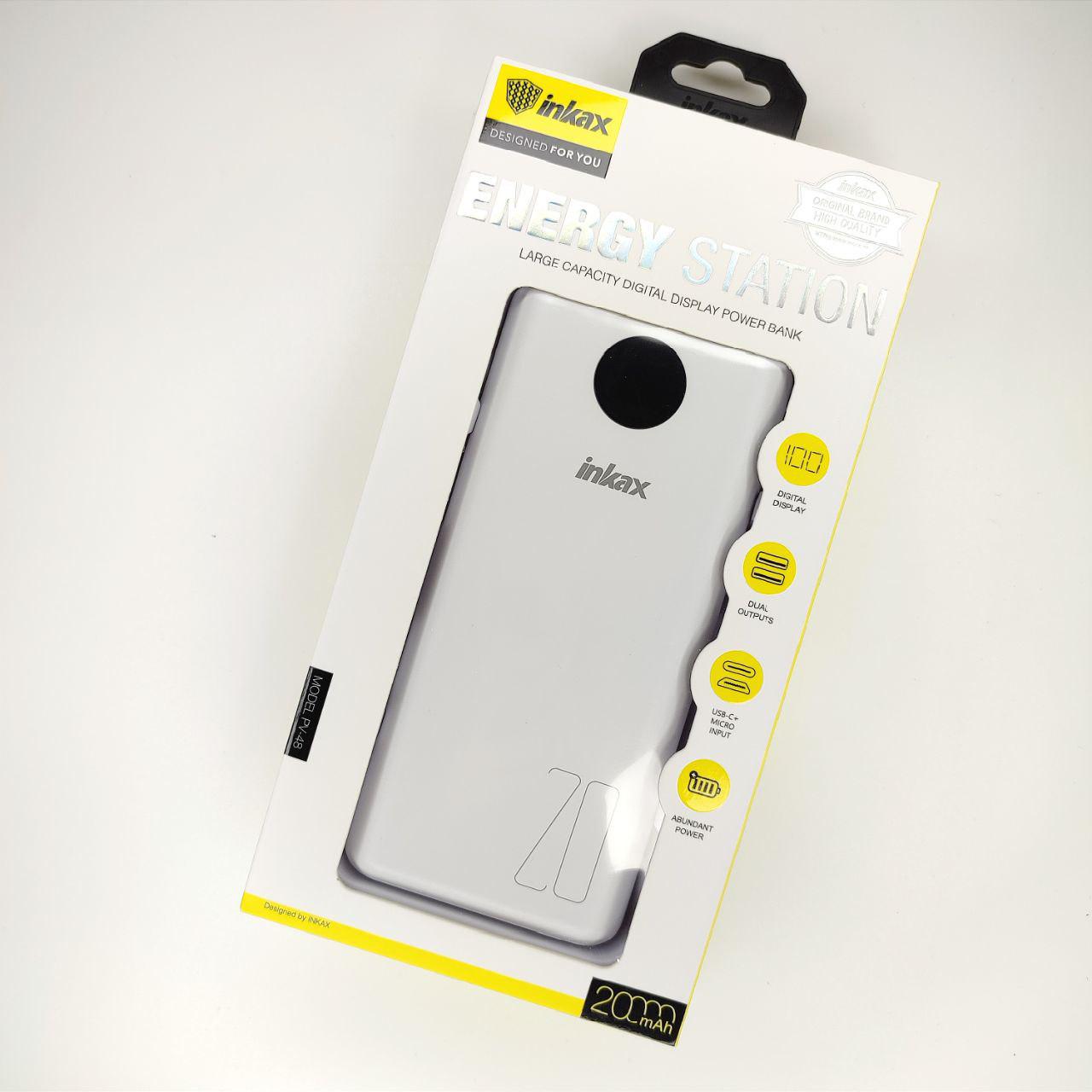 Повербанк Inkax PV-48 20000 mAh с циферблатом без шнура 2 выхода (1128) - фото 5