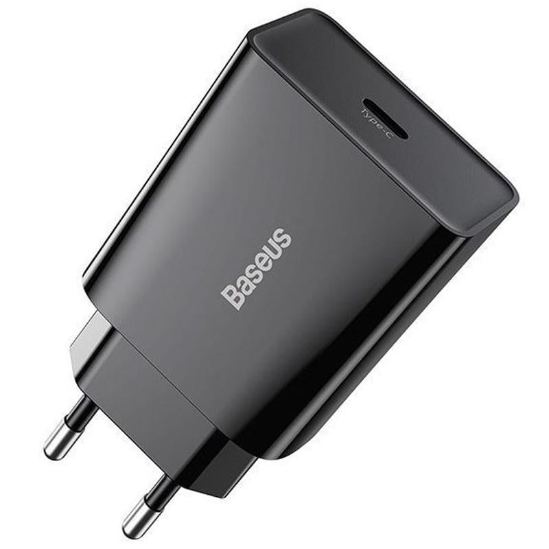 Зарядний пристрій мережевий BASEUS Speed Mini Quick Charger 20W 1USB-C CCFS-S Чорний (00000049192_1)