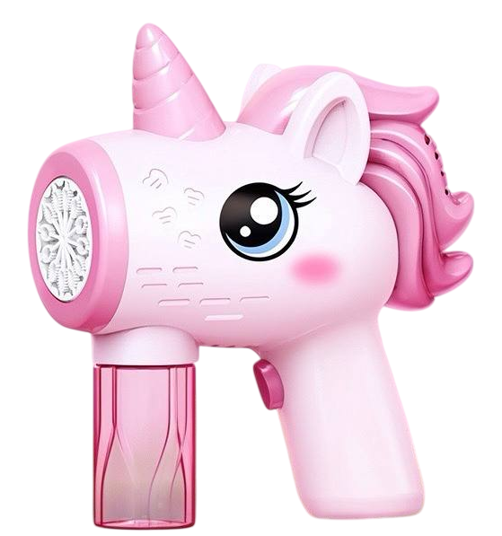 Пистолет с мыльными пузырями Bubble Fun 199 Единорожка Розовый (2641203921)