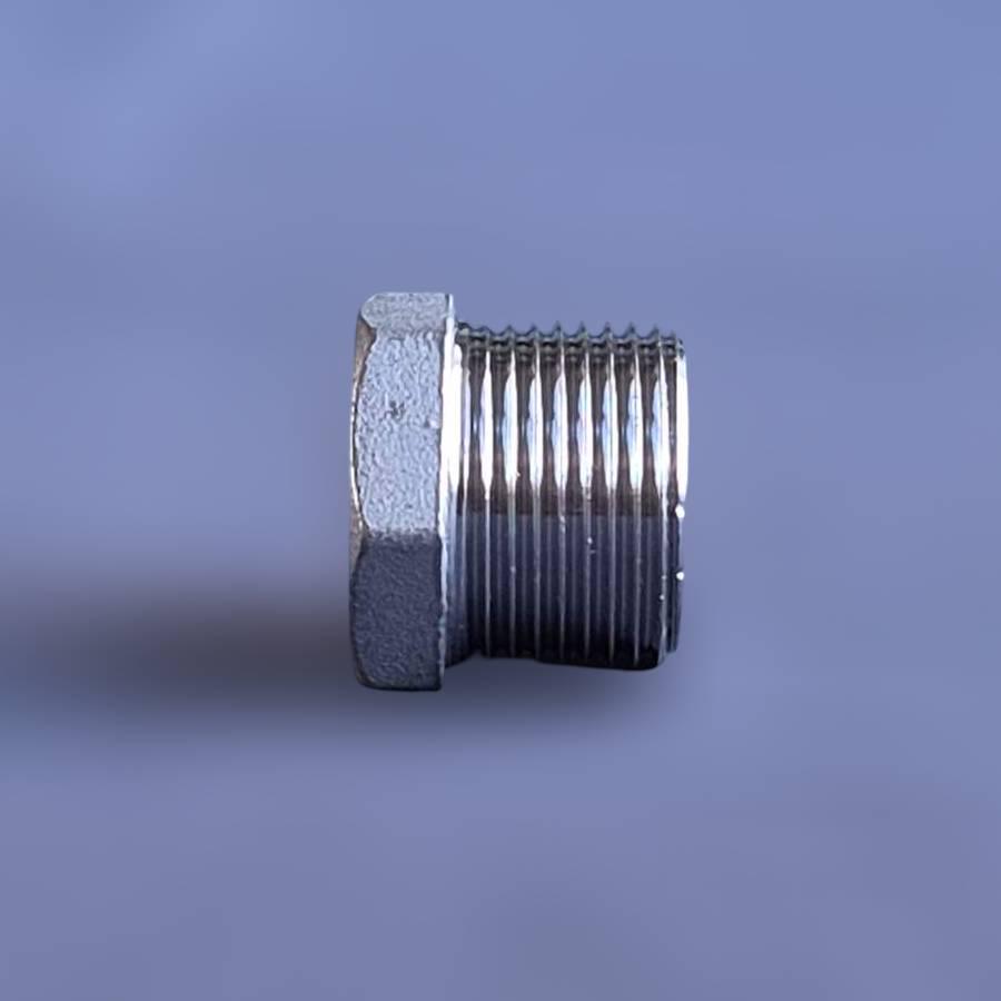 Заглушка різьбова шестигранна DN20 BSPP н/ж сталь AISI304 Class-150 зовнішня різьба 3/4" (29203085) - фото 7 Заглушка різьбова шестигранна DN20 BSPP н/ж сталь AISI304 Class-150 зовнішня різьба 3/4" (29203085) - фото 7