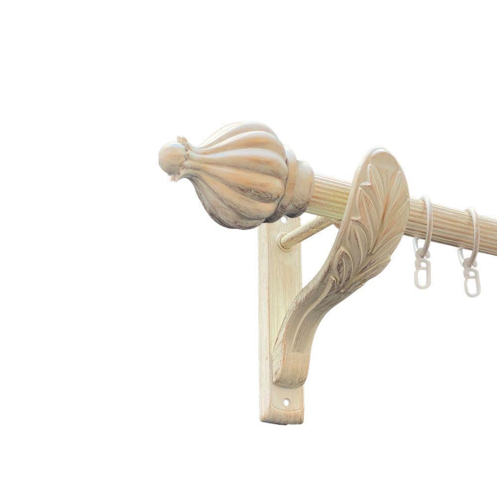 Карниз Orvit Таджа однорядный рифленый 25 мм 160 см Белое золото (00-00010619) Карниз Orvit Таджа однорядный рифленый 25 мм 160 см Белое золото (00-00010619)