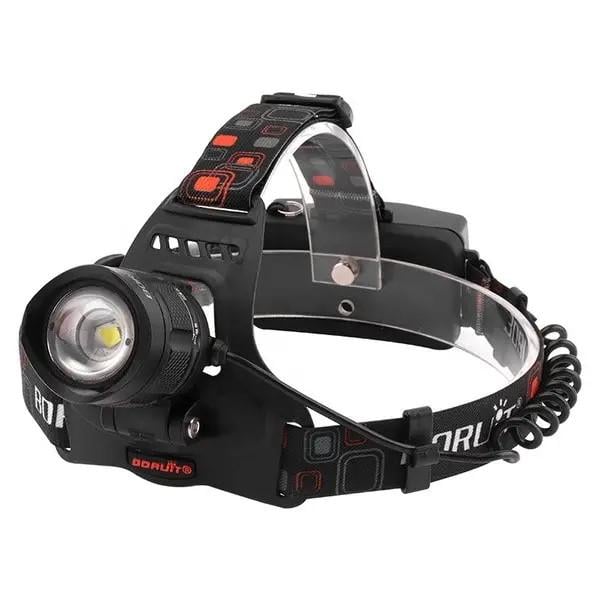 Фонарь налобный Bailong BL-T32-P50 2x18650 для походов и туризма (6989)