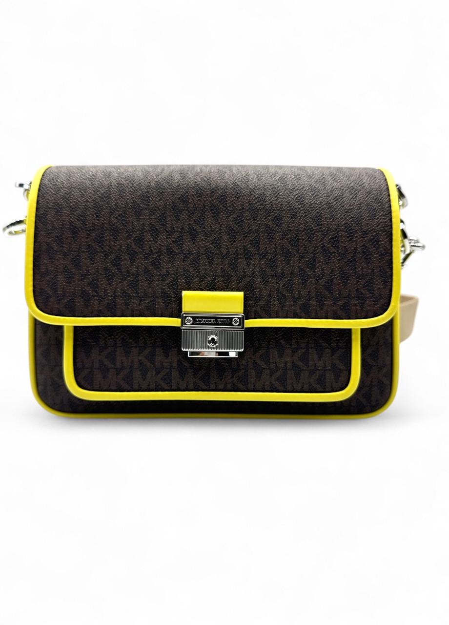 Женская сумка Michael Kors BRADSHAW 30S1S2BM2B limelight MD MSGR Черный (2740609374)