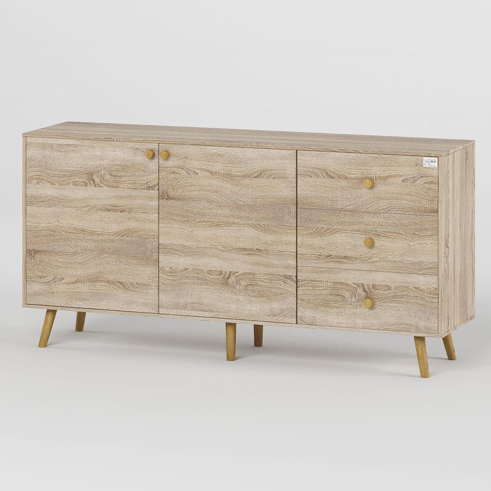 Комод Lion Хьюге-5 Дуб сонома (000-000-1858) - фото 2 Комод Lion Хьюге-5 Дуб сонома (000-000-1858) - фото 2