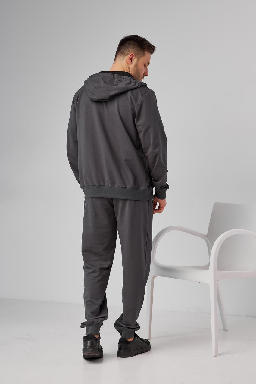 Костюм мужской спортивный М79.2 батал двухнитка XL Синий (695-1-63) - фото 2